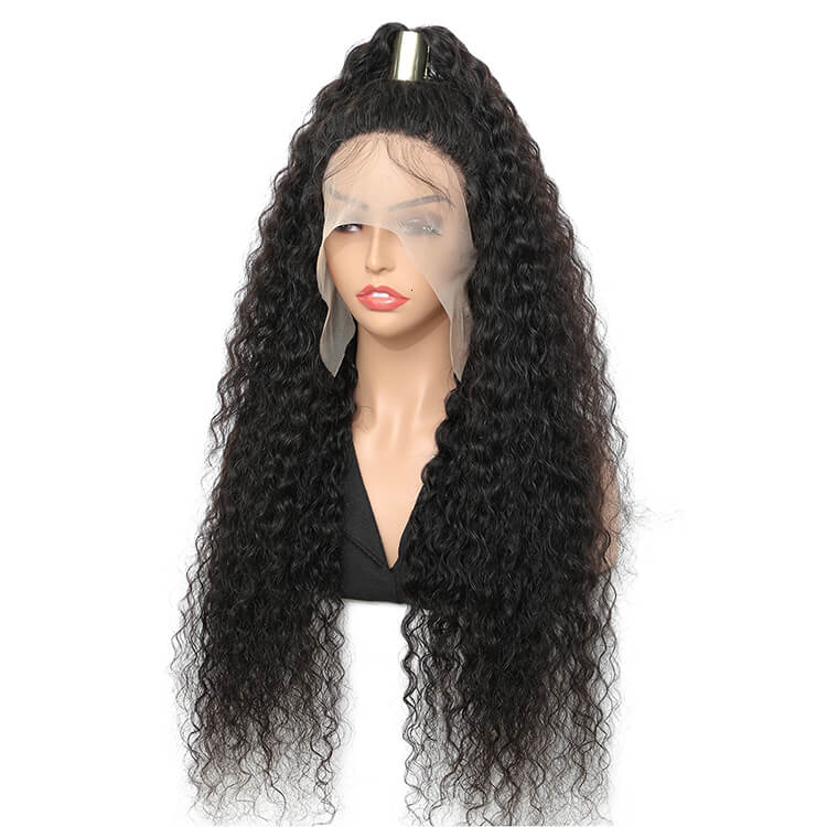 Morichy Water Wave 13x6 Lace Front Wigs Pre Plucked 100% Virgin Human Hair Wig