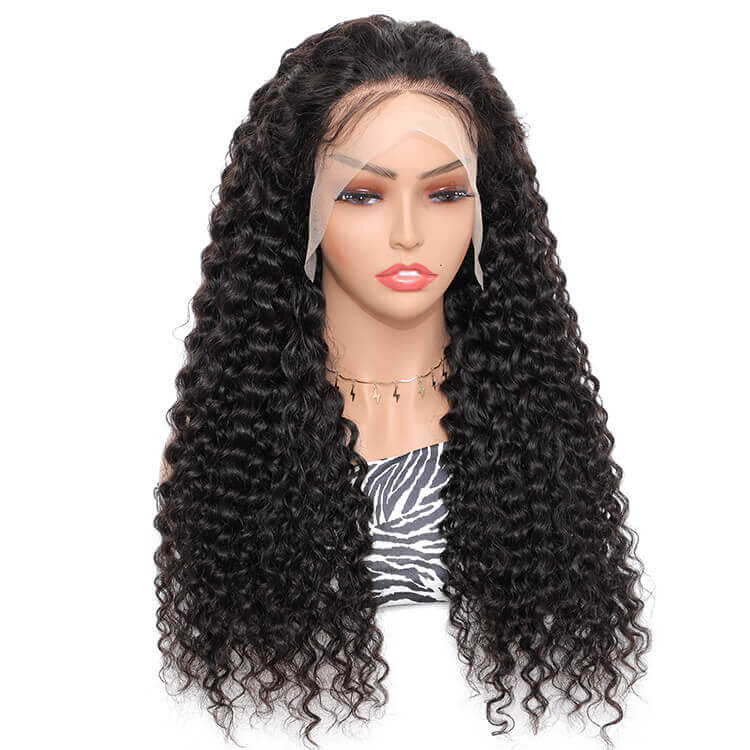 Morichy Curly Lace Front Wigs 13x4 Lace Frontal Wig Malaysian Remy Human Hair Wigs