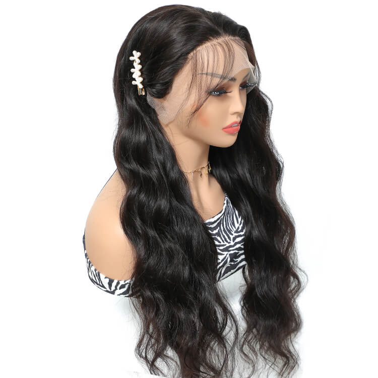 13x4 Body Wave Transparent Lace Frontal Wigs Brazilian Human Hair - Morichy.com