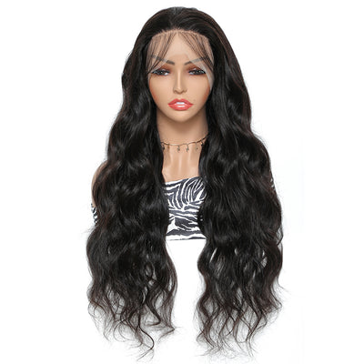 Morichy Body Wave Brazilian human hair transparent 13x4 lace front wig