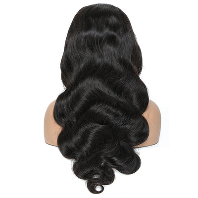Morichy 13x4 Body Wave transparent lace frontal wigs Indian human hair wig