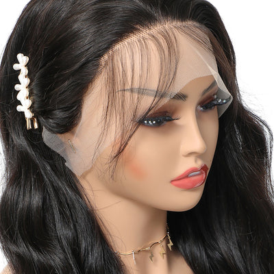 Morichy 13x4 Body Wave transparent lace frontal wigs Indian human hair wig
