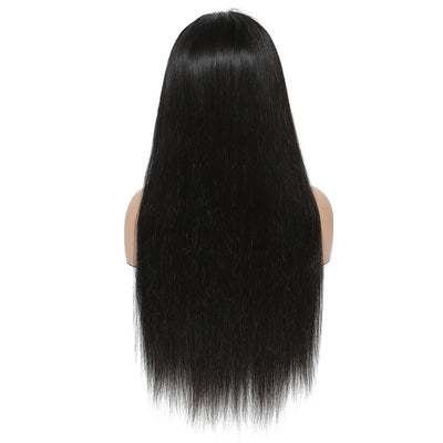 Morichy Straight transparent 13x4 lace frontal wig Pre Plucked Peruvian human hair