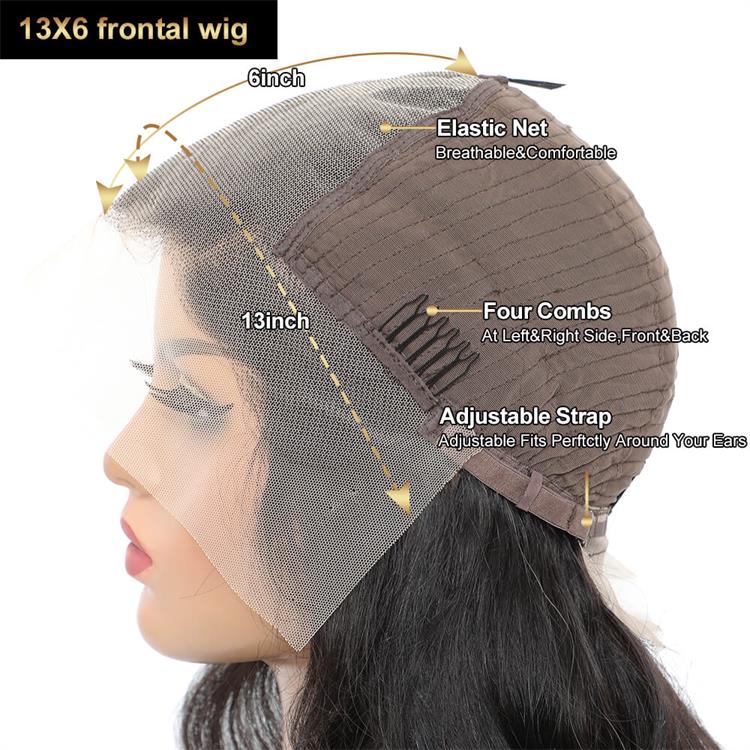 Morichy 13x6 transparent lace front wigs Straight pre plucked human hair wig