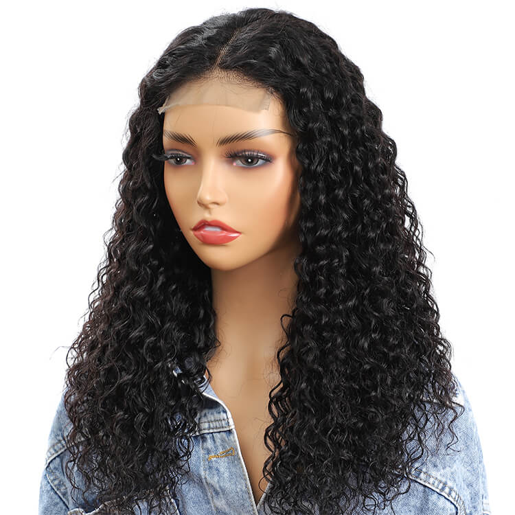 Morichy 4x4  Transparent Lace Closure Human Hair Wigs