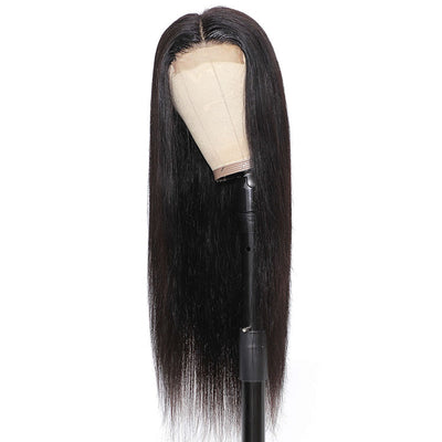 Morichy Straight 4x4 Transparent Lace Closure Wigs Malaysian Virgin Hair