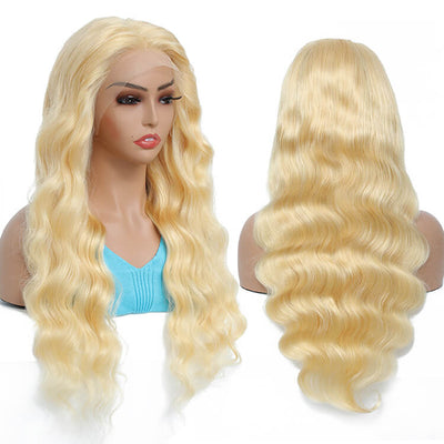 613 Blonde Body Wave 13x4 Lace Frontal Human Hair Wigs - Morichy.com