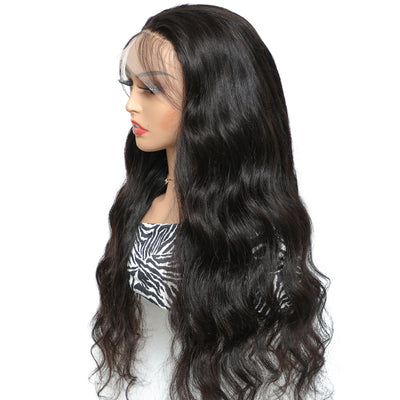 Morichy Transparent 13x4 Lace Front Wig Body Wave Pre plucked Brazilian human hair