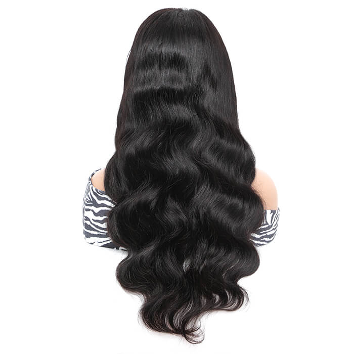 Morichy Body Wave 5x5 Transparent Lace Closure Wig Pre-Plucked Indian Human Hair Wigs
