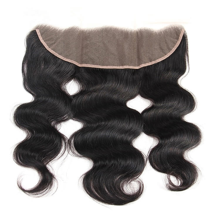 Morichy Body Wave 3 Bundles Virgin Human Hair Weaves With 13x4 Lace Frontal