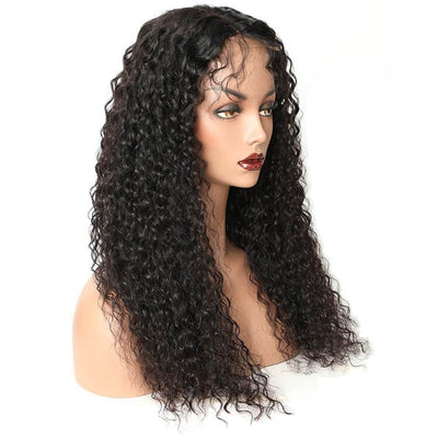Morichy Curly 4x4 Lace Closure Transparent Wigs 100％ Peruvian Virgin Hair