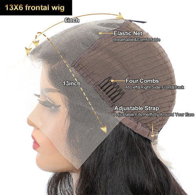 Morichy Hair Transparent Deep Wave 13x6 Lace Front Human Hair Wigs