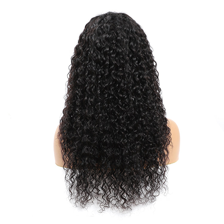 Morichy Curly Virgin Hair Middle T-part 13x4 Lace Frontal Wigs