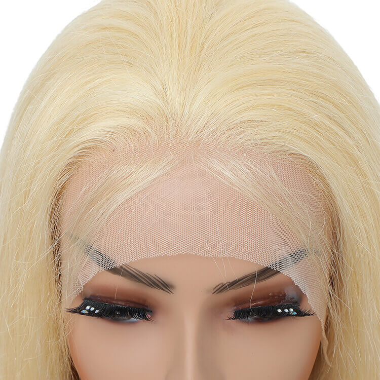 Straight Human Hair 613 Blonde 13x4 Frontal Wigs - Morichy Hair