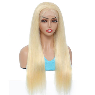 Straight 613 Blonde Human Hair 13x4 Lace Frontal Wigs - Morichy.com