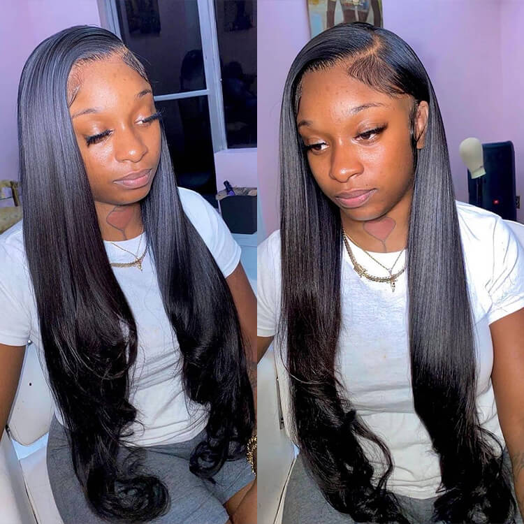 Morichy Straight and Body Wave Human Hair 13x4 Lace Frontal Wig