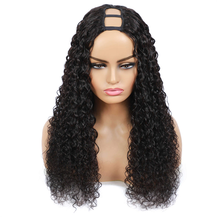 Morichy Curly U Part Human Hair Wig No Glue No Lace Front Needed