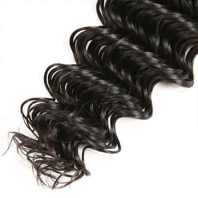 Morichy Hair Deep Wave Virgin Human Hair Weave 3 Bundles 10-30in