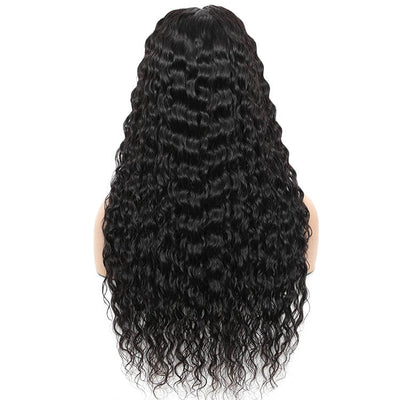Morichy Water Wave 4x4  Lace Closure Wigs Pre Plucked with Baby Hair Transparent Lace Wigs