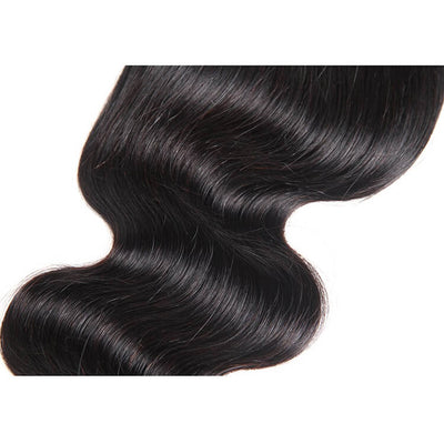 Morichy 1 Piece Invisible Body Wave Virgin Hair Transparent 4x4 Lace Closure Only