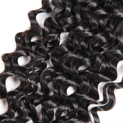 Morichy Curly Human Hair Invisible Transparent 4x4 Lace Closure With Baby Hair 1 Piece