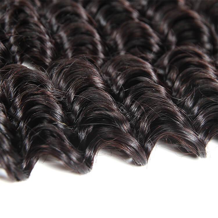 Morichy Hair 4 Bundles Deep Wave Virgin Human Hair Weaves 10-30in