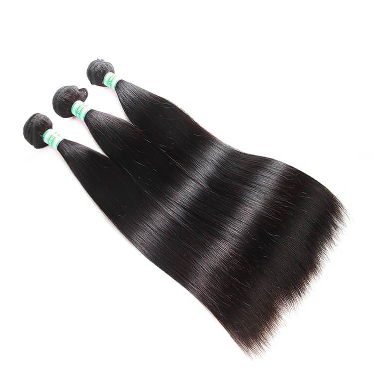Morichy Hair 3 Bundles Silk Straight Virgin Human Hair Weaves 300g/Lot